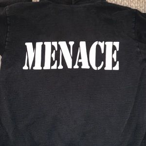 Menace Black Hoodie